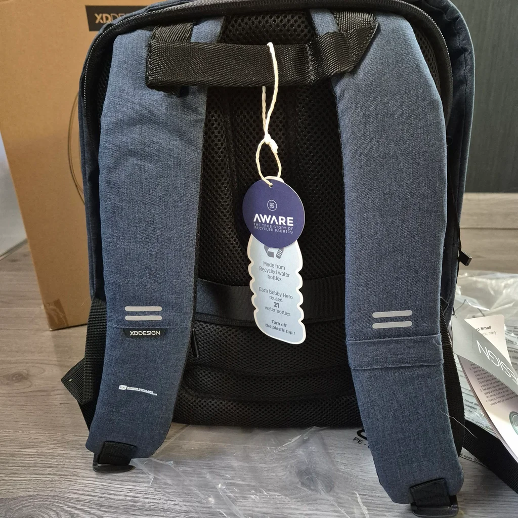 Blauw marine anti-diefstal verbonden rugzak XD DESIGN – photo 4